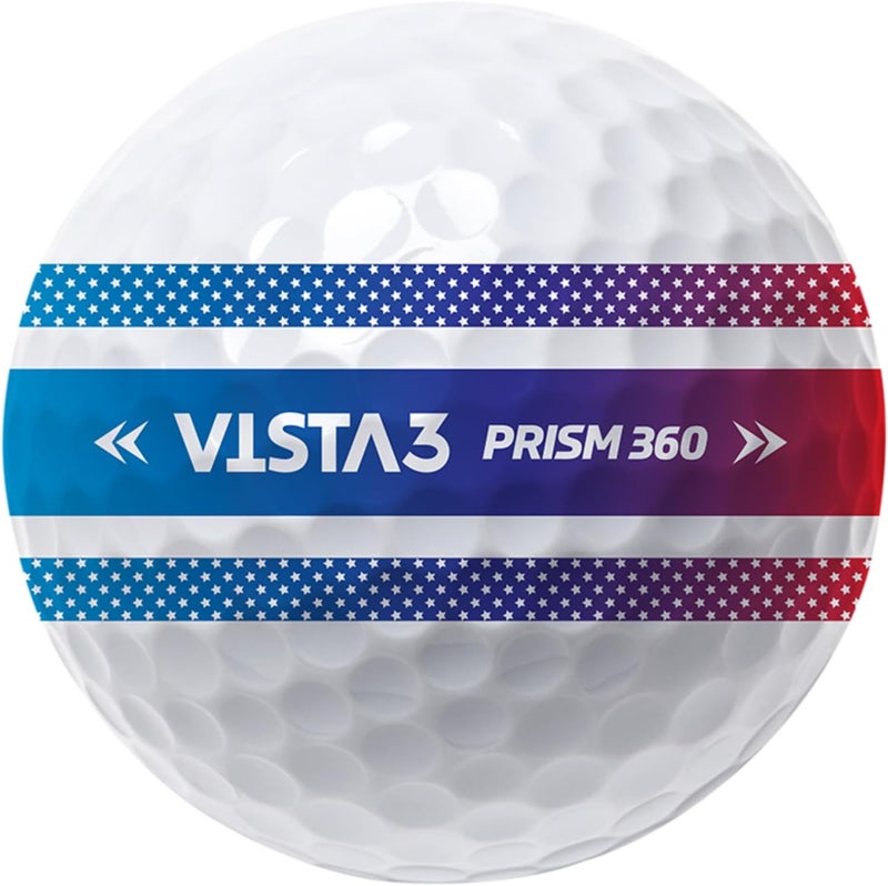 Volvik Vista 3 Prism 360 Golf Balls (One Dozen) - Image 3
